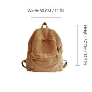 Morimiss | Bags | Corduroy Mini Backpack Apricot | Poshmark display picture 2
